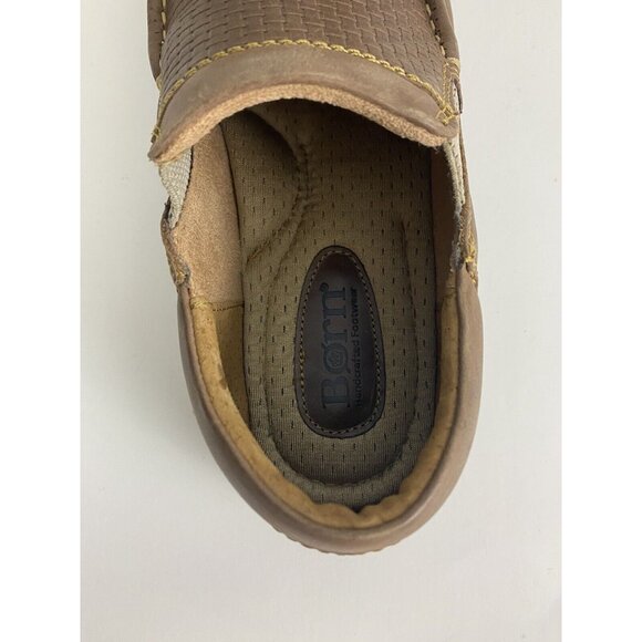 Born Gudmund Loafers Shoes Mens Size 8 Brown Leather Casual Slip On main image 9
